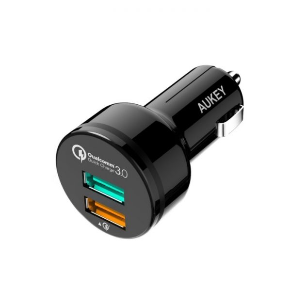 QUICK CHARGE 3.0 AUKEY CAR CHARGER REVIEW: BIGGER THAN MOST, BUT IT WORKS