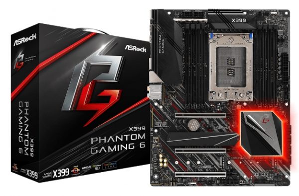 ASRock Outs X399 Phantom Gaming 6 Motherboard For 32-Core Ryzen Threadripper Goodness