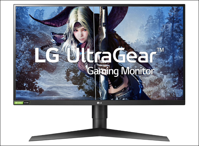 The LG UltraGear 27-Inch IPS 1 ms latency Gaming Monitor. 