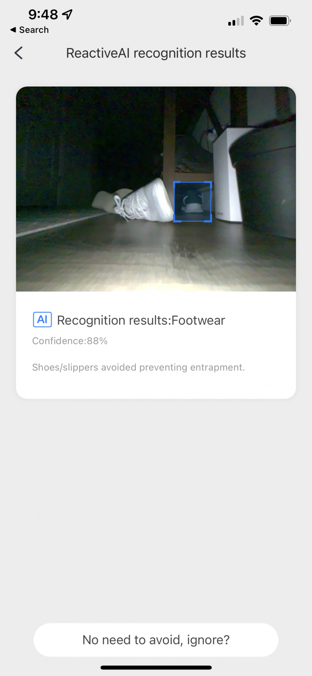 Object avoidance in the Roborock S7 MaxV Ultra's app