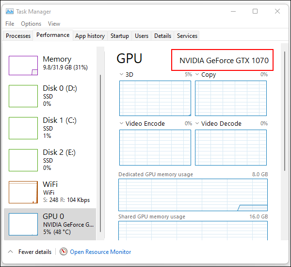 how to find out what graphics card you have windows 11