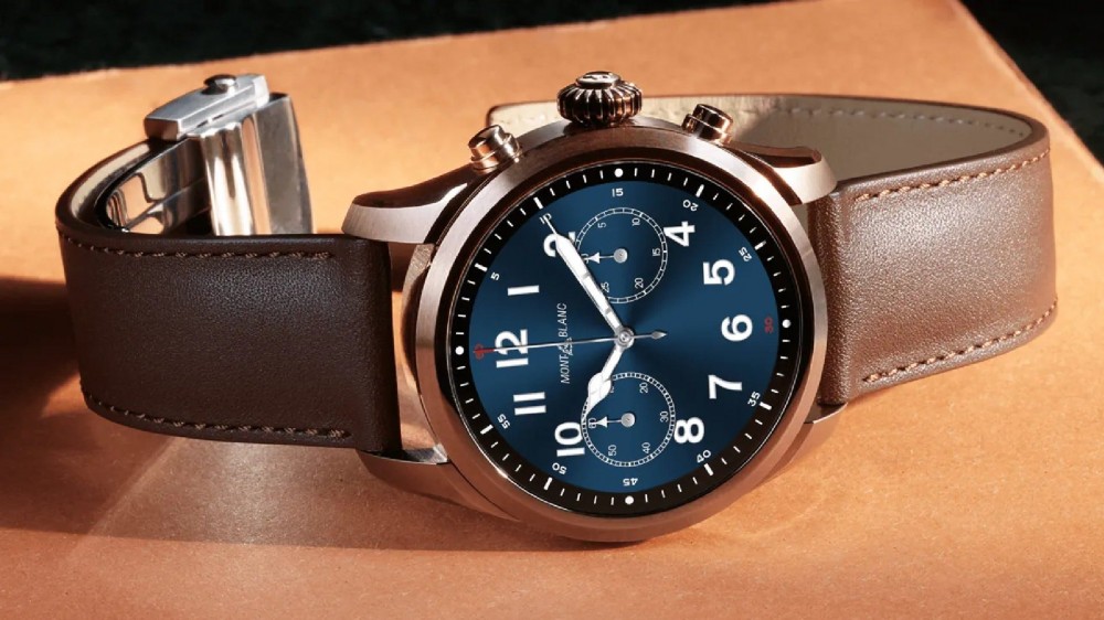 A Montblanc Summit 2 smartwatch