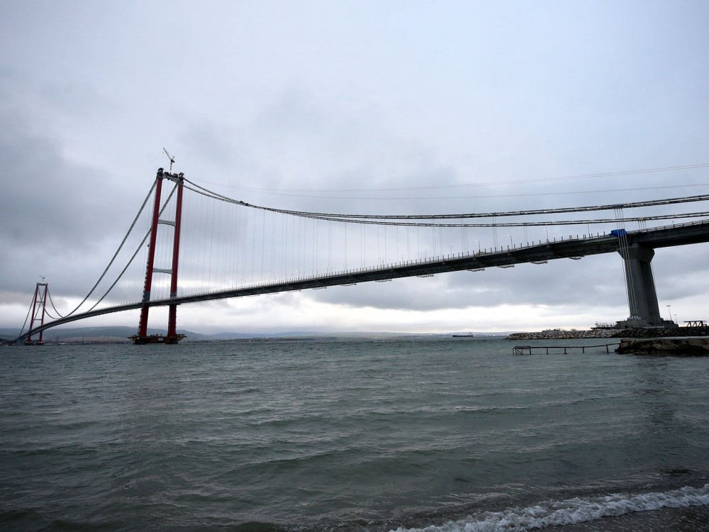 At 15,118 feet across, this new suspension bridge is the longest in the world